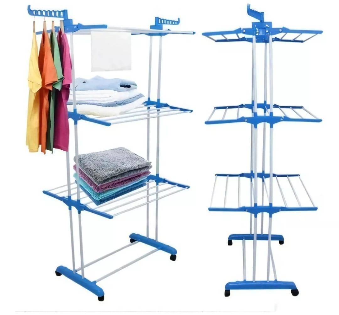 Miniatura 5 de Tendedero portátil Multifuncional azul